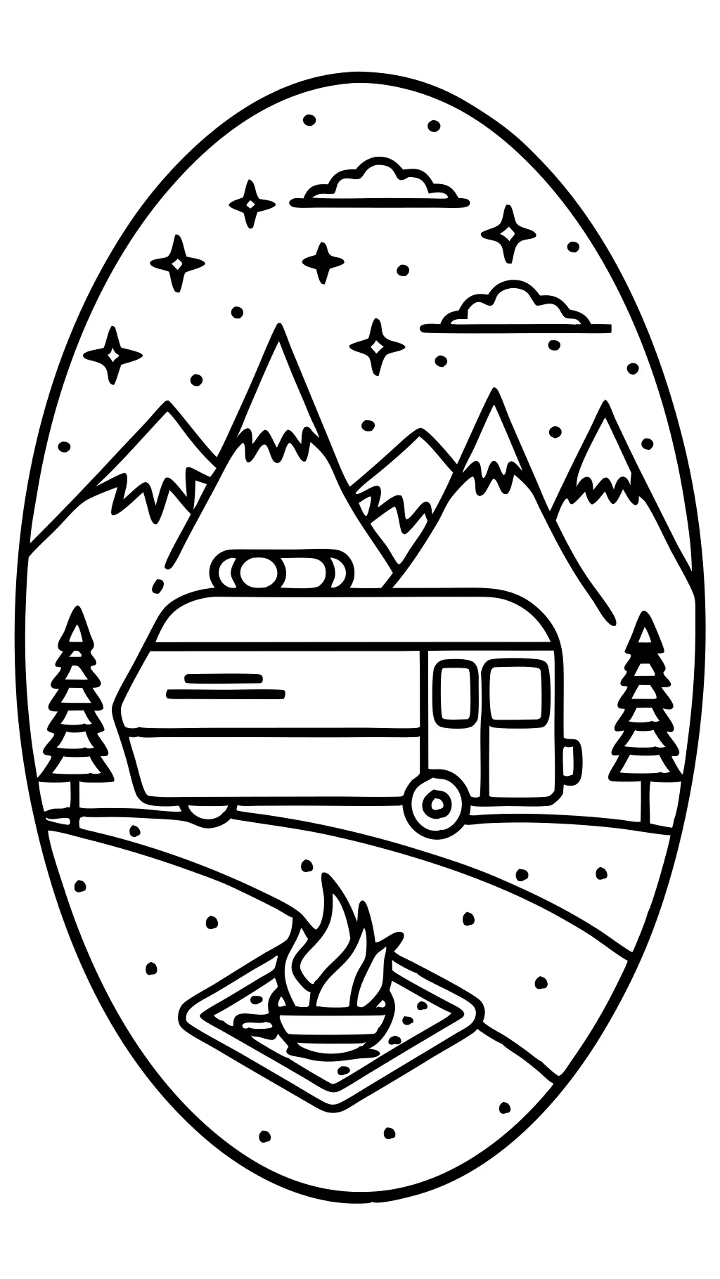 rv coloring pages